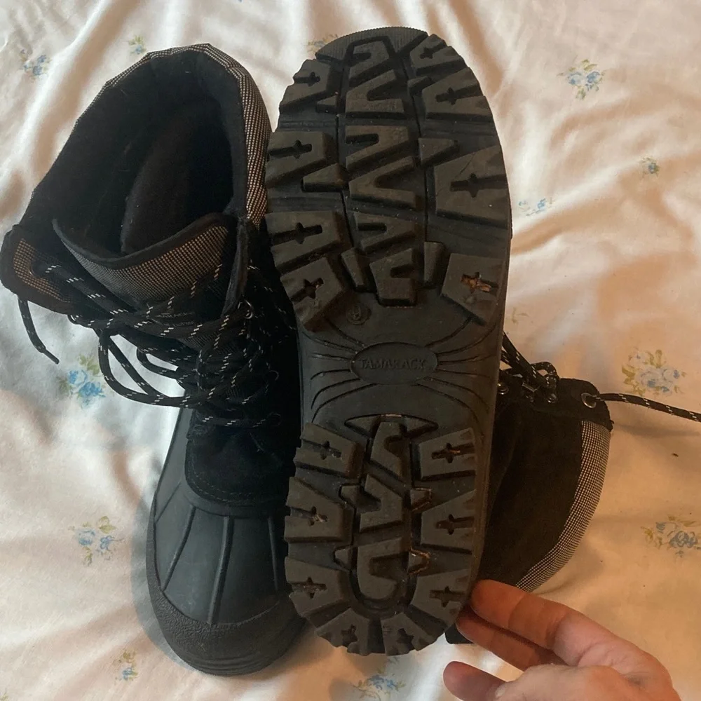 Men's Black Winter Boots